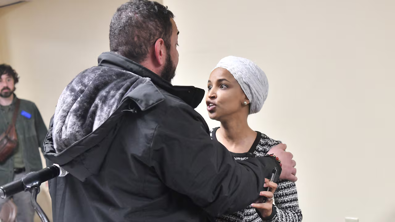 Minnesota congresswoman Ilhan Omar attacked with unknown liquid during town hall.