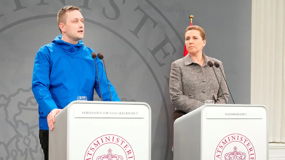 We choose Denmark over US, Greenland's PM says.