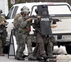 Ten dead after shooter opens fire at high school in Canada.