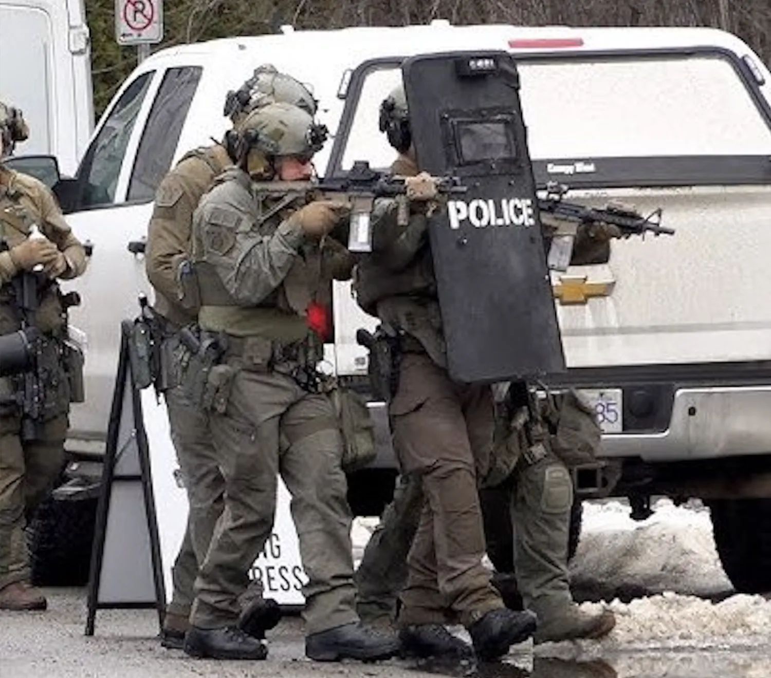 Ten dead after shooter opens fire at high school in Canada.