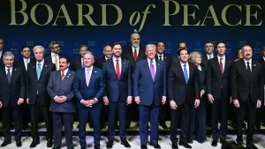 Trump leads first Board of Peace meeting as Hamas tightens grip in Gaza .