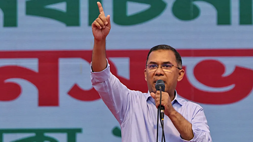 Tarique Rahman has promised that democracy will be restored.