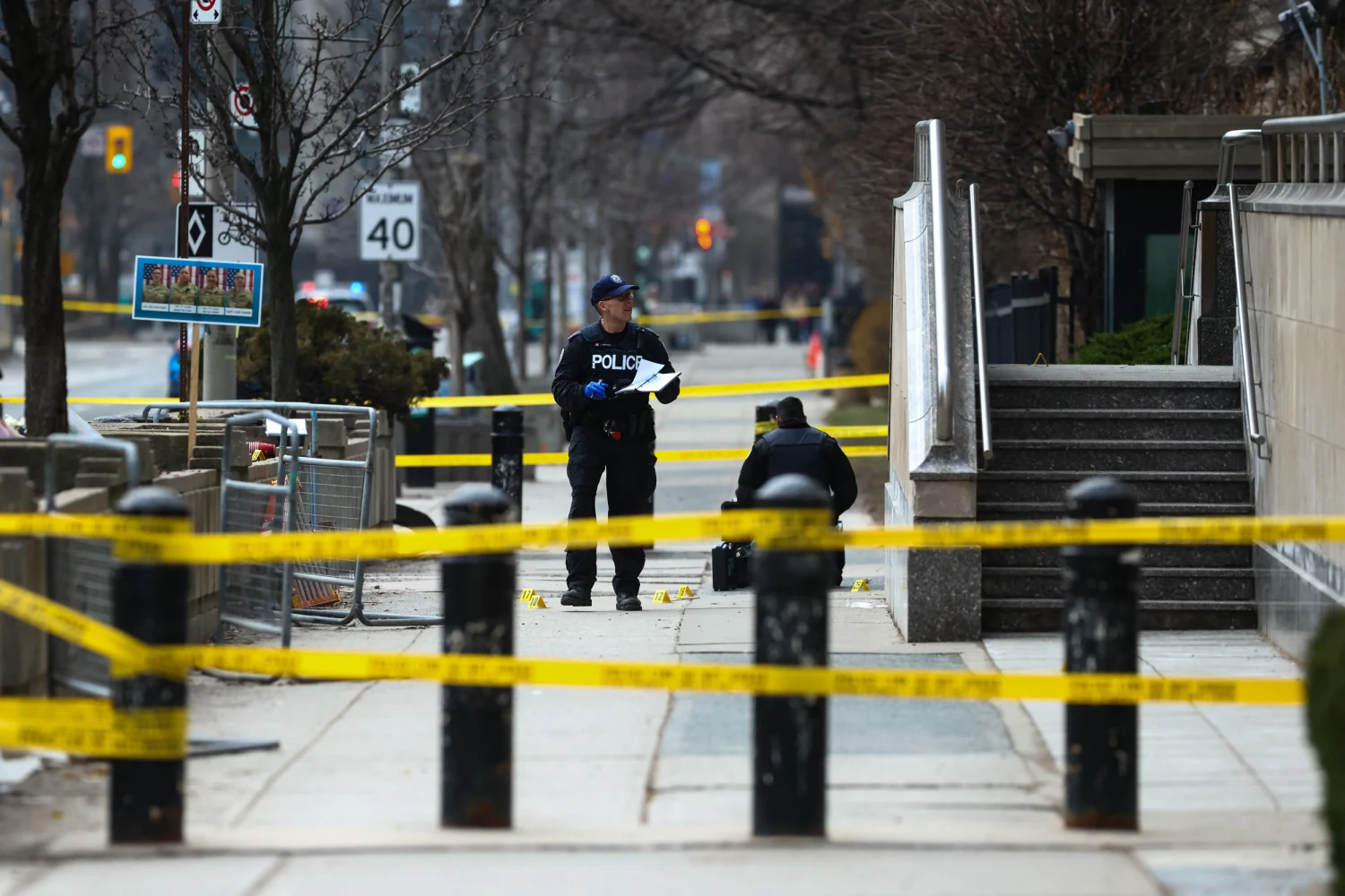 Canada police investigate after shots fired at US consulate in Toronto.