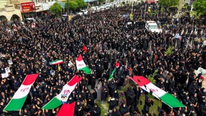 Funerals held for students and staff after Iran school strike.
