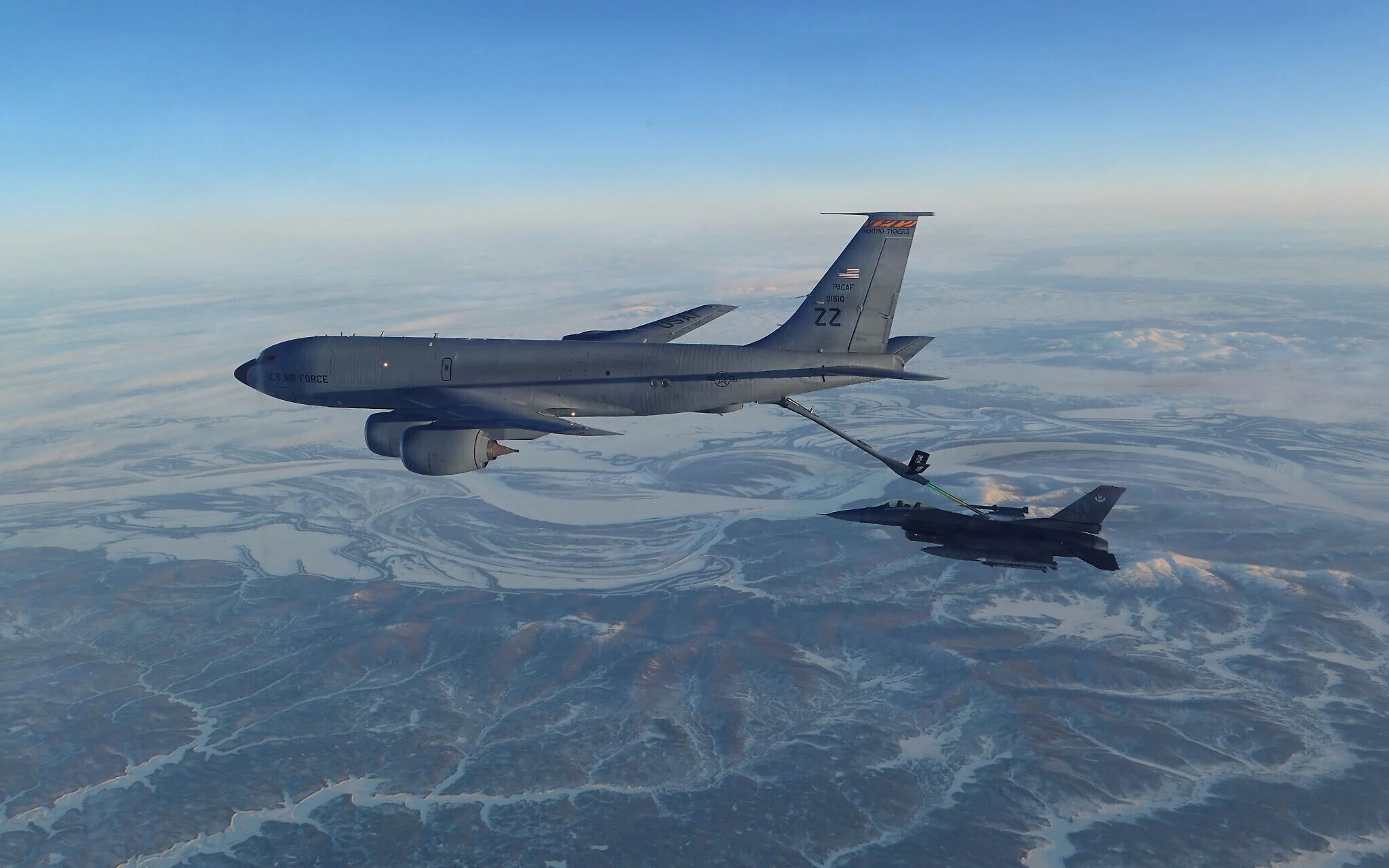 US refuelling aircraft crashes in western Iraq: US military.