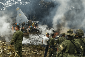 Eight die, 71 ‘rescued’ as plane with 125 on board crashes in Colombia.