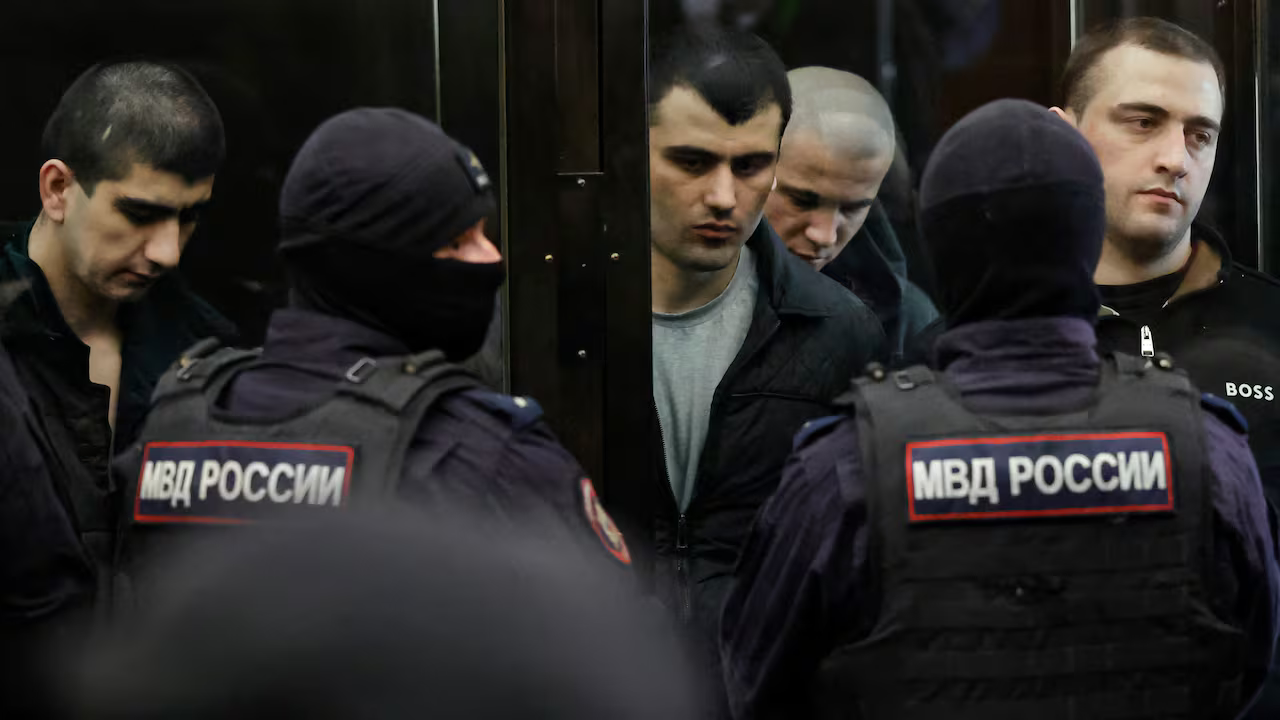 Nineteen jailed over deadly Moscow concert attack.