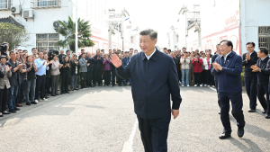 Xi visits ‘city of the future’, seeks expeditious work.