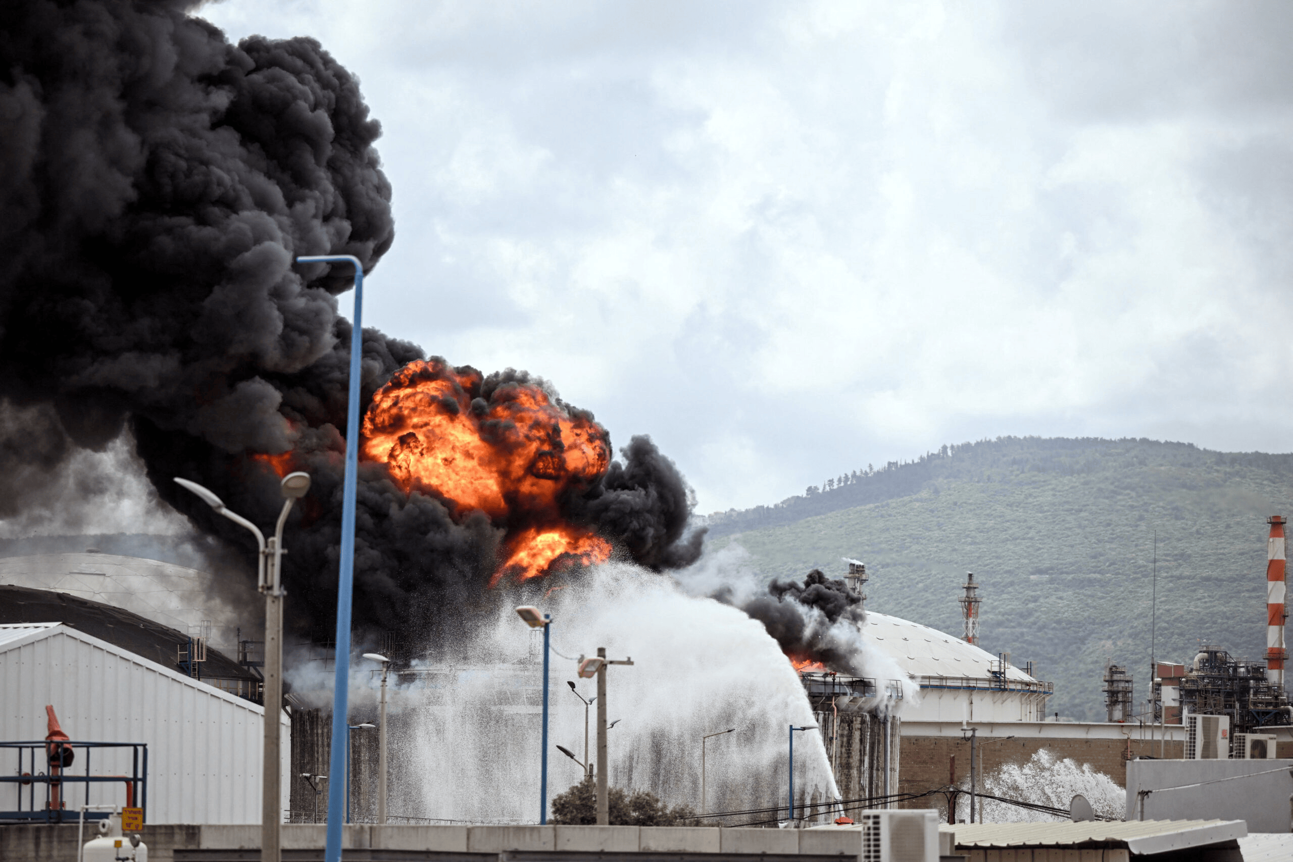 Giant oil tanker off Dubai hit by Iranian strike after Trump's latest threats.