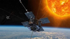 A 1,300-pound Nasa spacecraft to re-enter Earth's atmosphere.