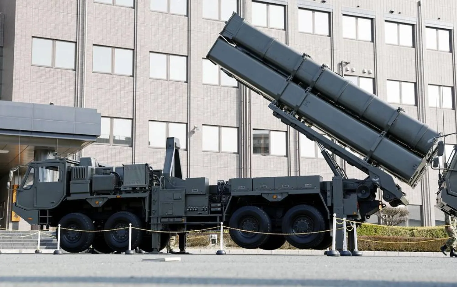 Japan deploys long-range missiles near China.