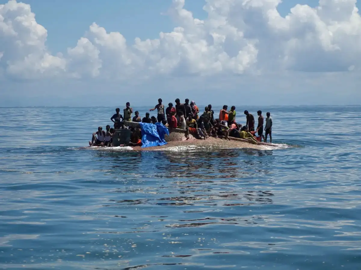 250 missing after migrant boat sinks in Indian Ocean.