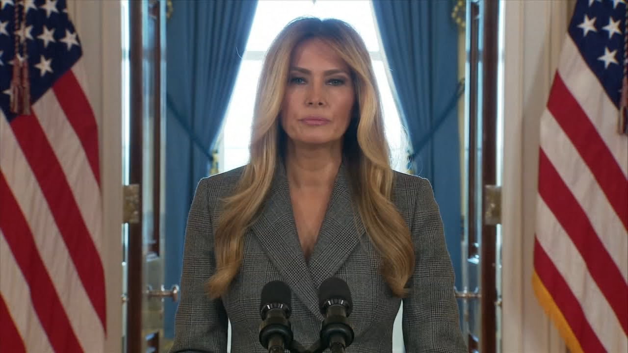 Melania Trump's speech propels Epstein crisis back to forefront.