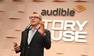 ‘Bookless bookstore’: audio-only shop opens in New York.