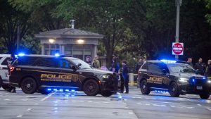 Suspect killed after opening fire on Secret Service near White House.
