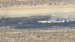 Eight people dead after US Air Force B-52 bomber crashes in California.