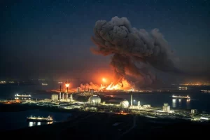 Over 50 injured, 18 missing after 'technical accident' causes explosion at Qatar factory.