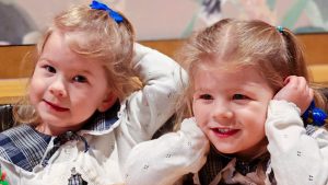Identical twins Nancy and Margo were born healthy after the procedure.