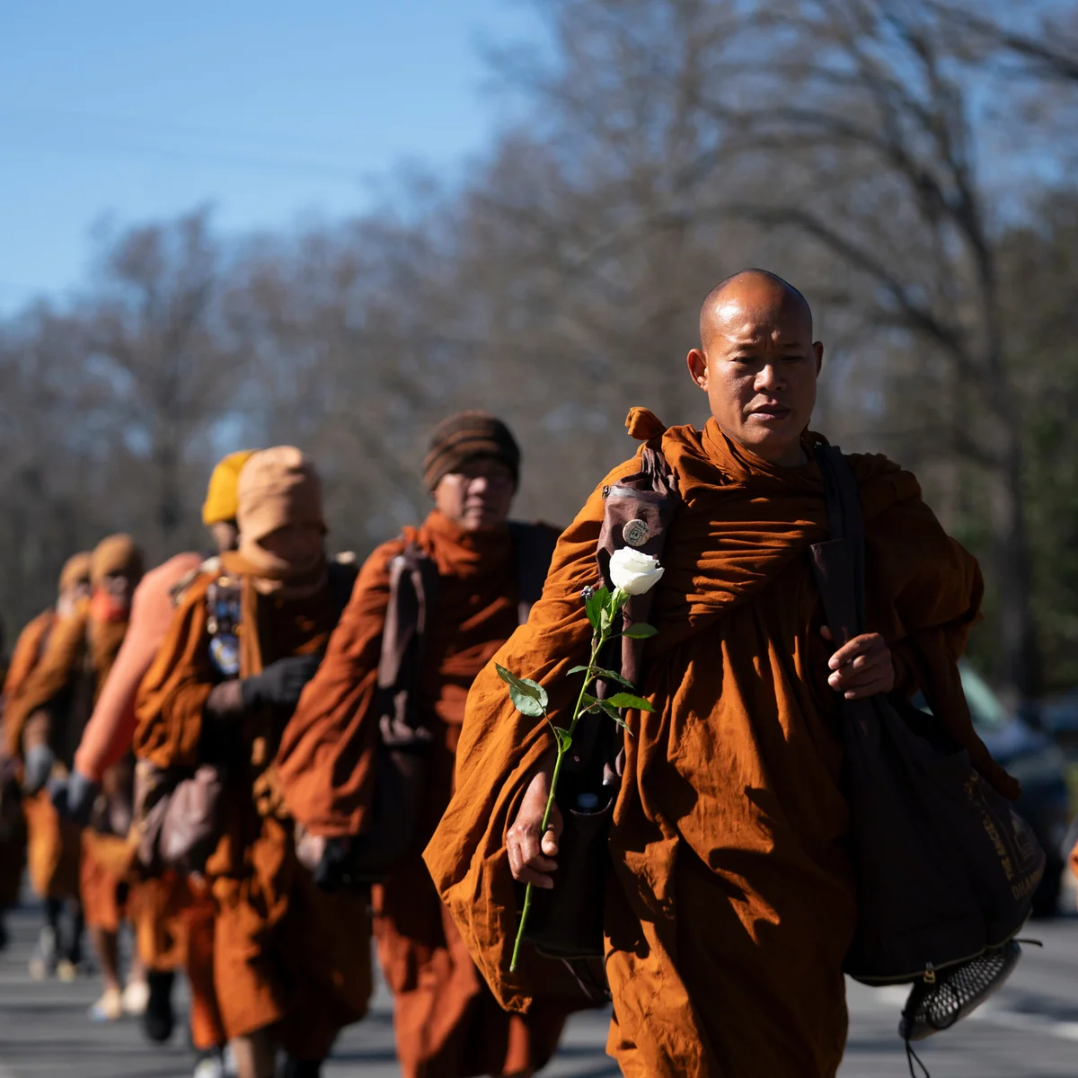 Nine Thai monks killed after 11-year-old driver collides with procession.