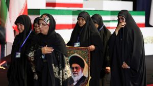 Iran begins public mourning for Ayatollah killed in February.