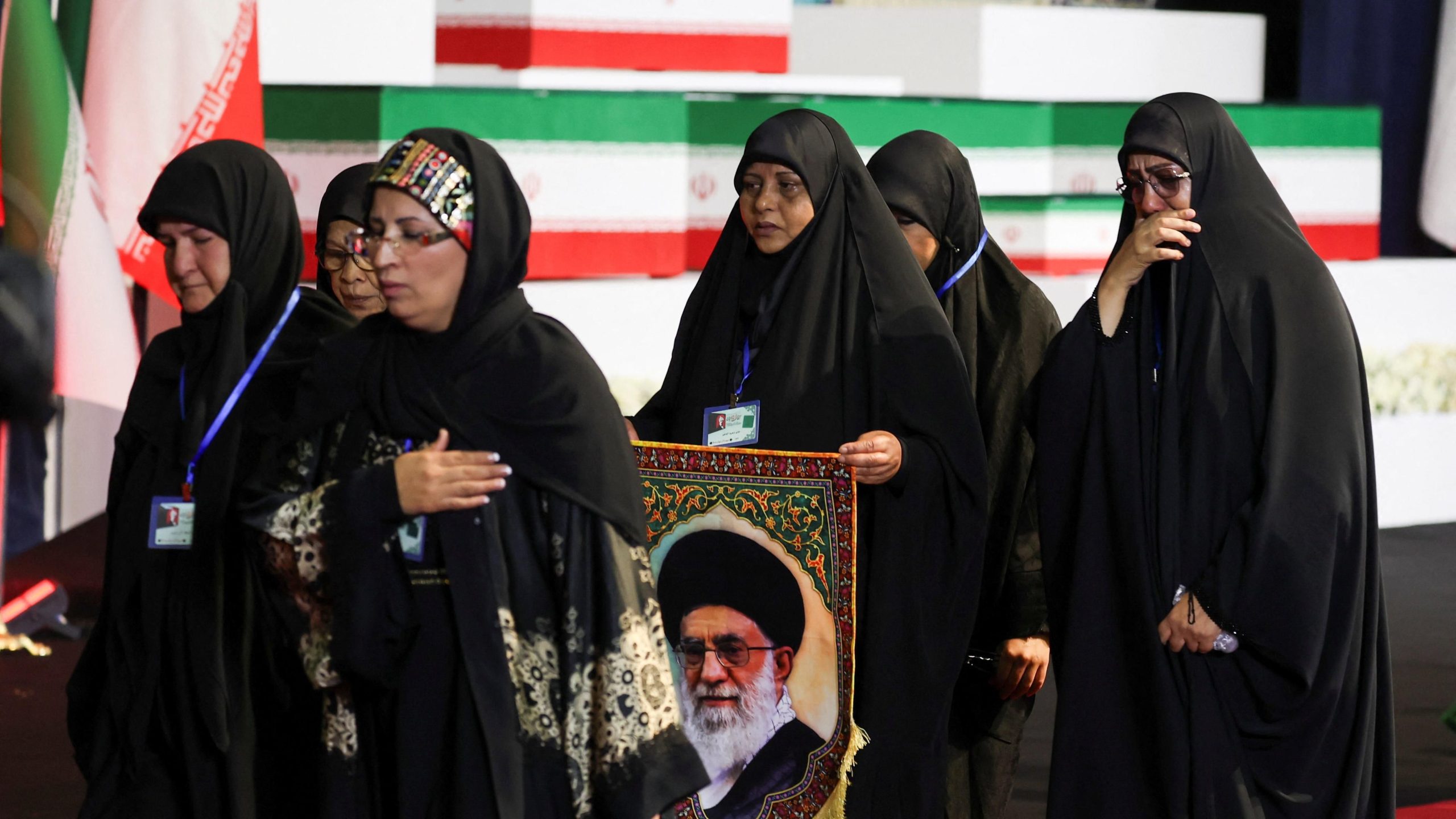 Iran begins public mourning for Ayatollah killed in February.