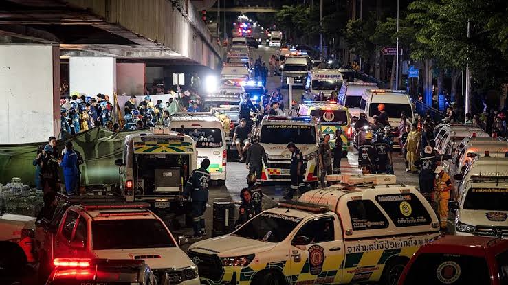 At least 27 killed, eight critically injured in Bangkok bar fire.
