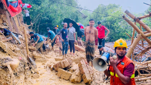 Eight killed after landslide hits girls' school in Bangladesh.