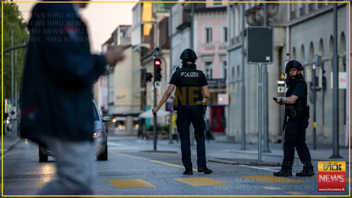 A major police operation has been mounted in Aarau, near Zurich.