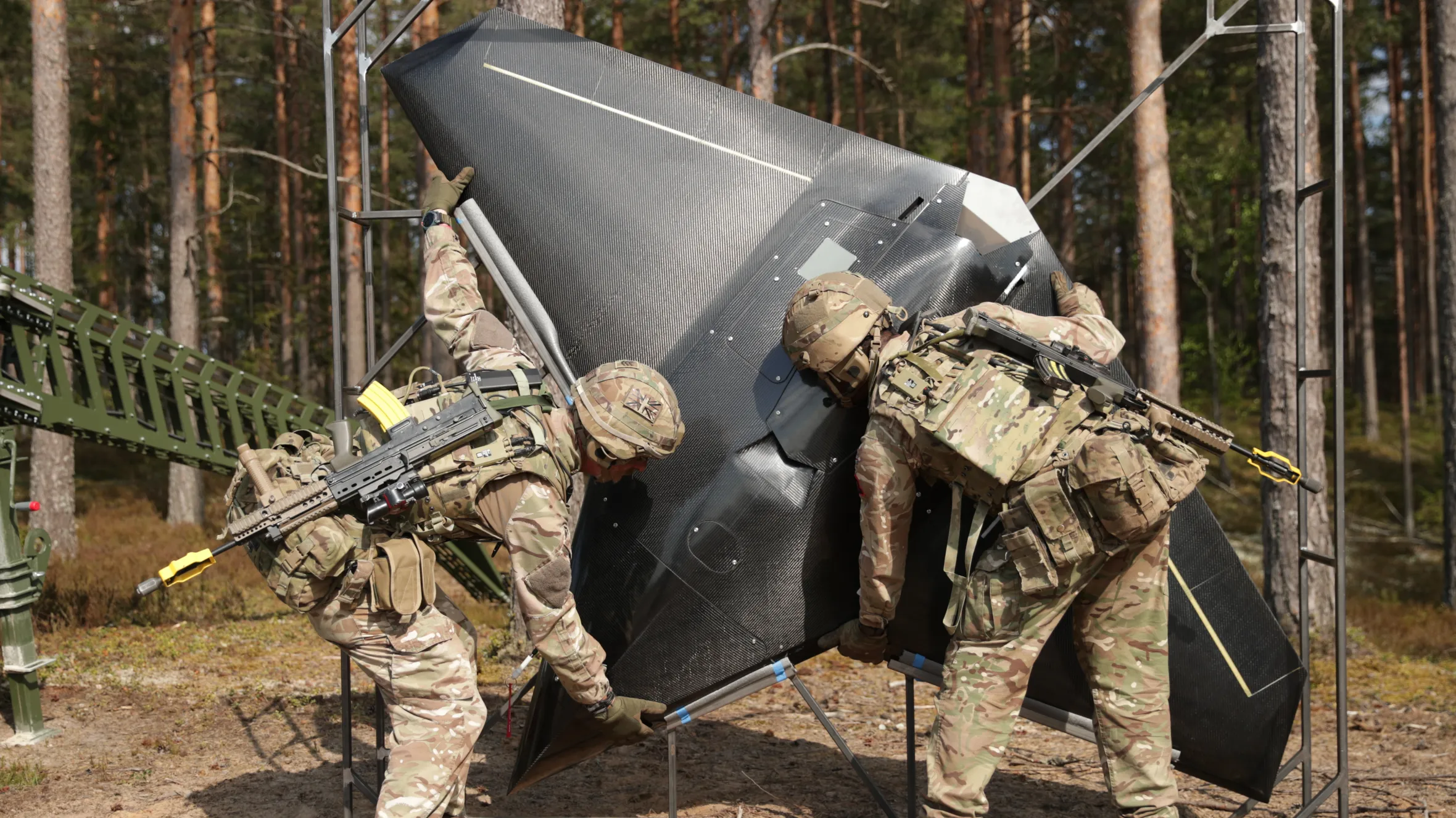 UK-made drones strike targets inside Russia.