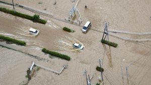 'Unprecedented' rains in Japan kill four people.