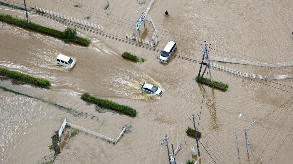 'Unprecedented' rains in Japan kill four people.