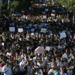 Thousands demand end to violence in Mexican cartel hotspot.