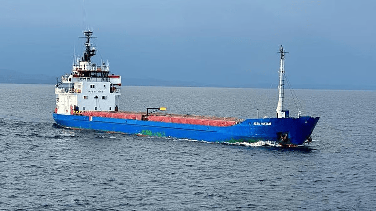 Ship sinks and crew missing after Black Sea drone attack.
