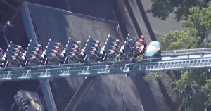 Horrified witnesses recount fatal rollercoaster incident at Six Flags.