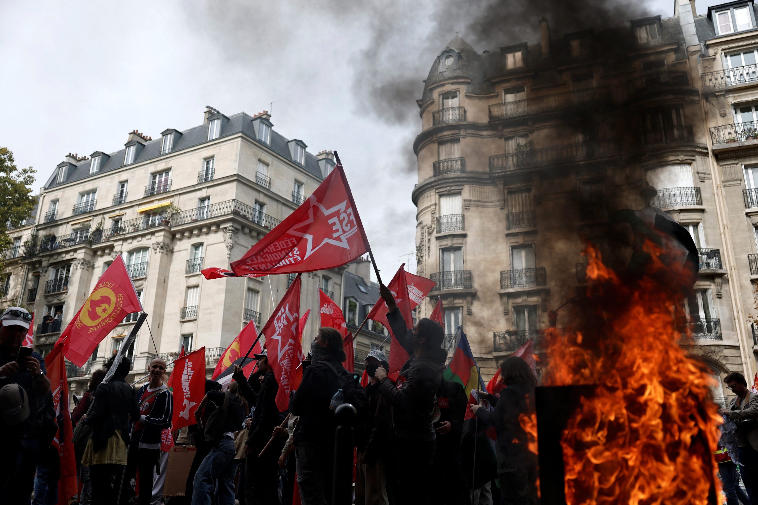 France faces day of cost-of-living protests.