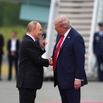 Donald Trump and Vladimir Putin met in Alaska last year.