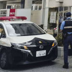 Police continues investigation on Oct. 4 in the area where a body of dead woman found in Naha, Okinawa.