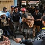 On the ground in Pakistan as school roof collapse kills more than 30 children.